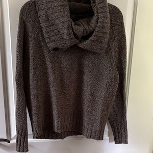 Preppy Women’s Ann Taylor Gray Knit Cowl Neck Sweater Size Small